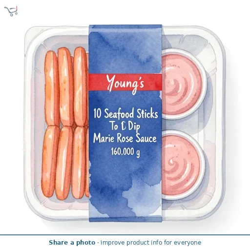 Young's 10 Seafood Sticks To Dip Marie Rose Sauce