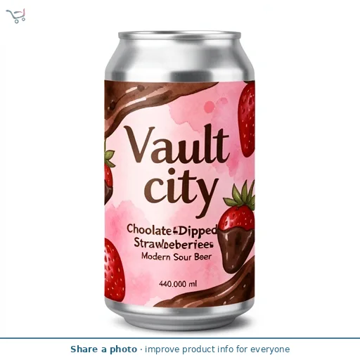 Vault City Chocolate-Dipped Strawberries Modern Sour Beer 440ml