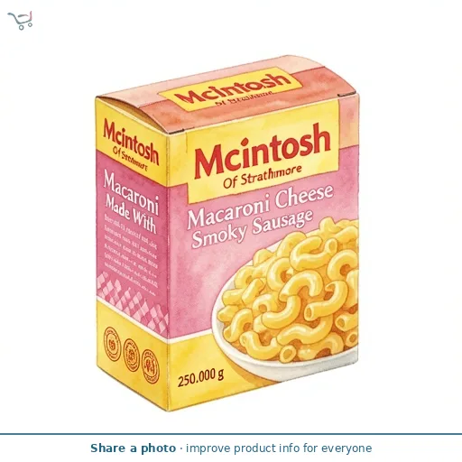 McIntosh Of Strathmore Macaroni Cheese Made With Smoky Sausage 