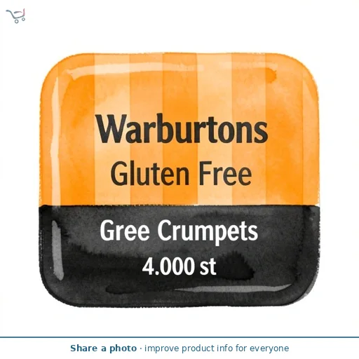 Warburtons Gluten Free  Crumpets   4 x 73g