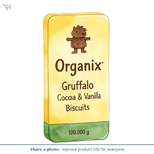 Organix Gruffalo Cocoa & Vanilla Biscuits