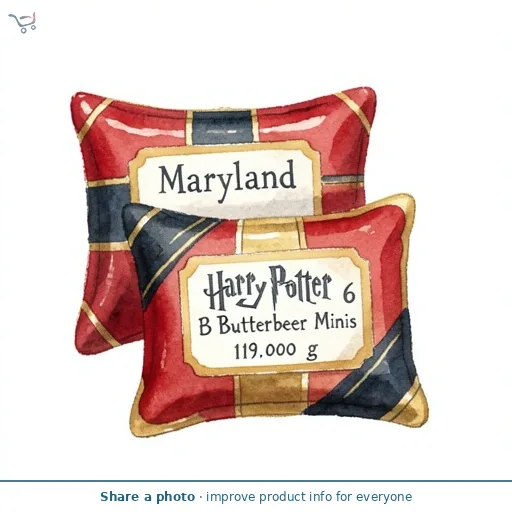 Maryland Harry Potter  6 Butterbeer Minis 118.8g