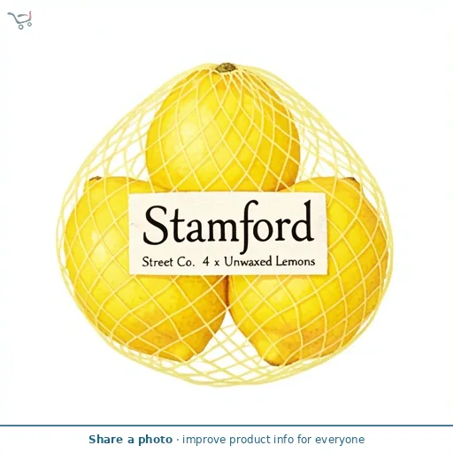 Sainsbury's Stamford Street Co. Unwaxed Lemons