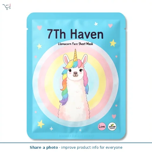 7th Heaven Llamacorn Face Sheet Mask