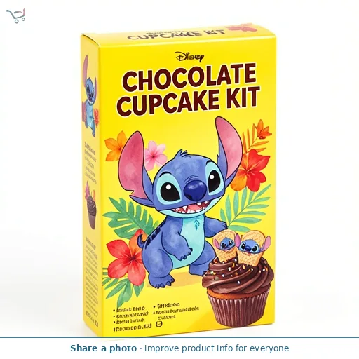 Disney Stitch Chocolate Cupcake Kit 171g