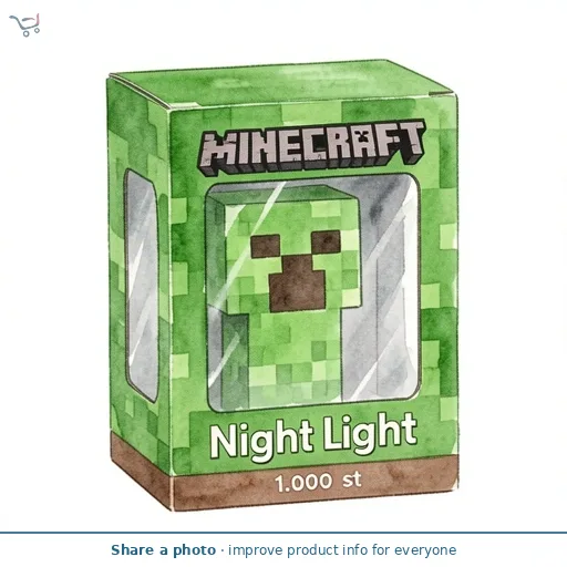 Minecraft Night Light