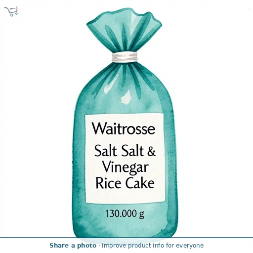 Waitrose Salt & Vinegar Rice Cake