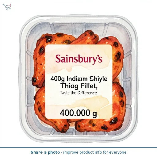 Sainsbury's 400g Indian Style Chicken Thigh Fillet, Taste the Difference
