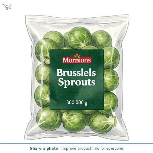 Morrisons Brussels Sprouts   300g