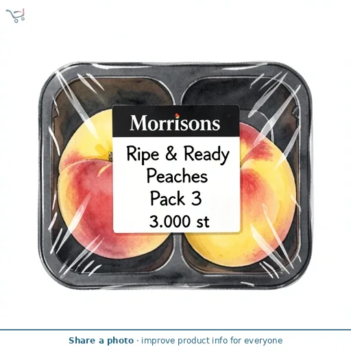 Morrisons Ripe & Ready Peaches Pack 3