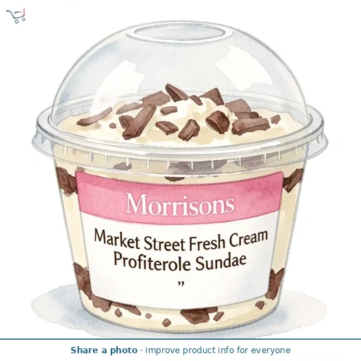 Market Street Fresh Cream Profiterole Sundae