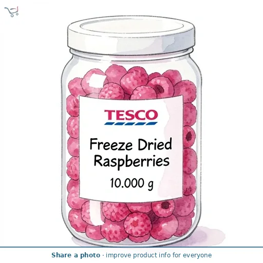 Tesco Freeze Dried Raspberries 10g