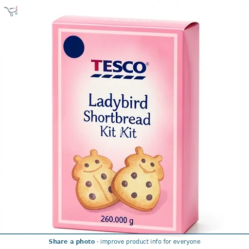 Tesco Ladybird Shortbread Kit 260g