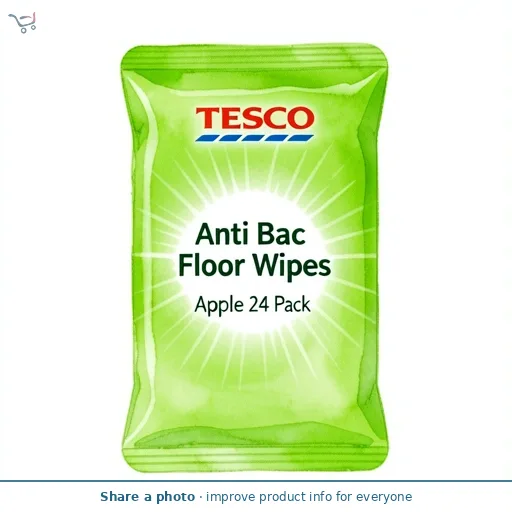 Tesco Anti Bac Floor Wipes Apple 24 Pack