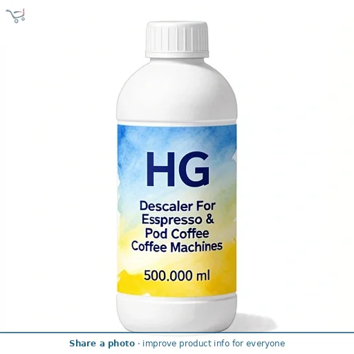 Hg Descaler For Espresso &Pod Coffee Machines 500Ml