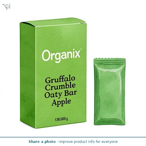 Organix Gruffalo Crumble Oaty Bar Apple 6X23 G