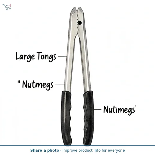 Nutmeg Large Tongs