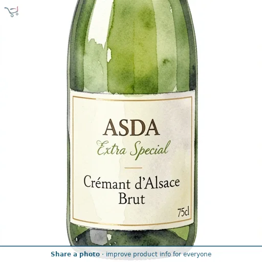 Exceptional by ASDA Crémant D'Alsace Brut 75cl