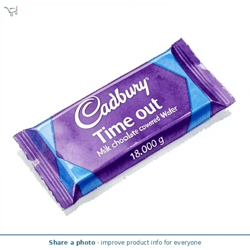 Cadbury Time out Milk chocolate covered Wafer 5x18g