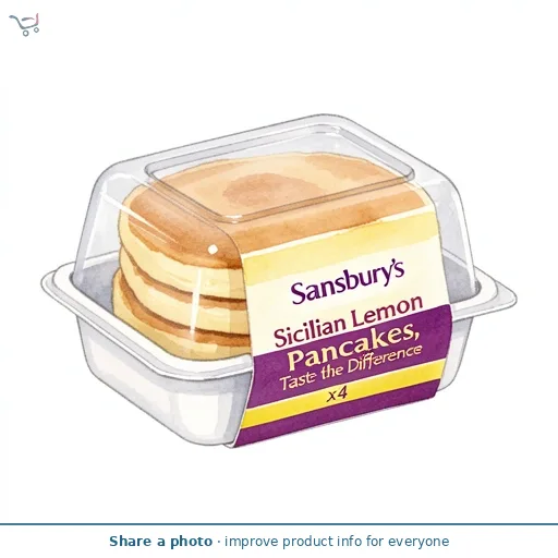 Sainsbury's Sicilian Lemon Pancakes, Taste the Difference x4