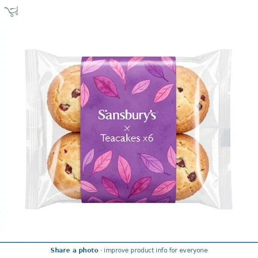 Sainsbury's Teacakes x6