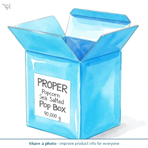 Proper Popcorn Sea Salted Microwave Pop Box 90g