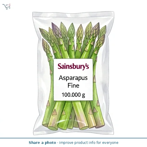 Sainsbury's Asparagus Fine 100g