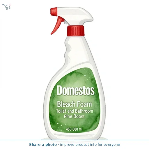 Domestos 450ml Pine Boost Bleach Foam