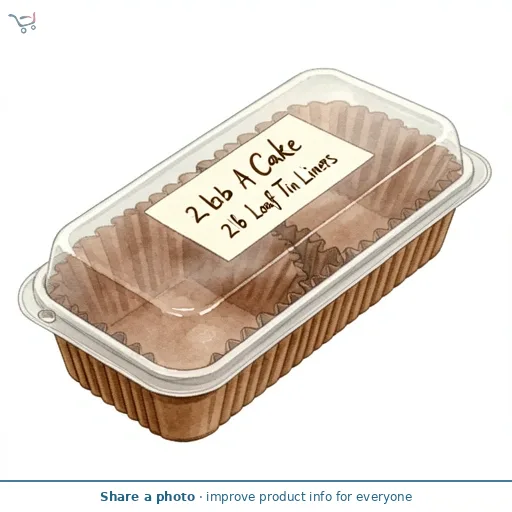 Create a Cake 2lb Loaf Tin Liners