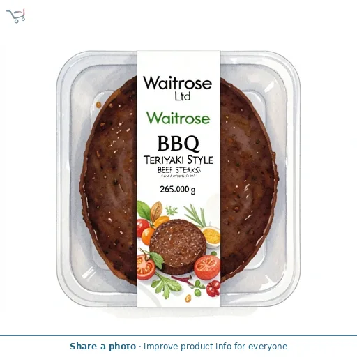 Waitrose BBQ Teriyaki Style Beef Steaks