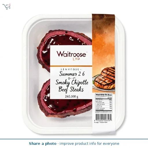 Waitrose Summer 2 Smoky Chipotle Beef Steaks