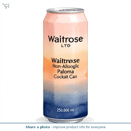 Waitrose Non-Alcoholic Paloma Cocktail Can