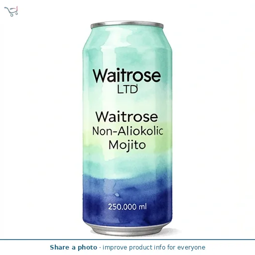 Waitrose Non-Alcoholic Mojito Cocktail Can
