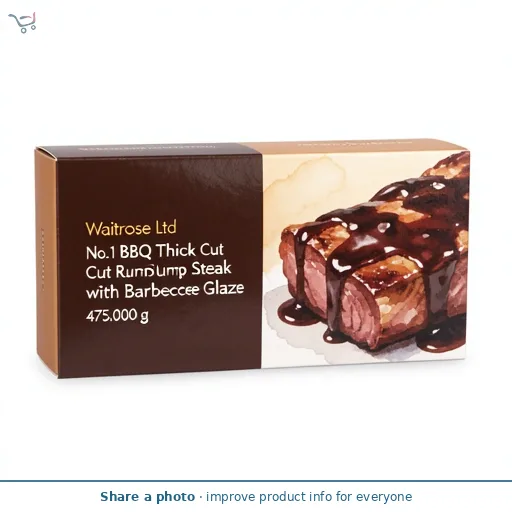 No.1 BBQ Thick Cut Rump Steak with Barbecue Glaze