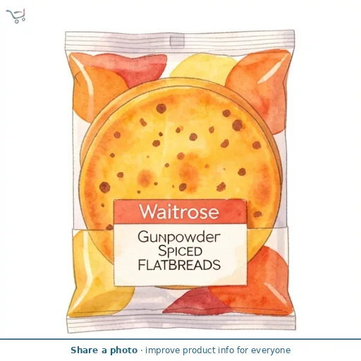Waitrose 2 Gunpowder Spiced Flatbreads
