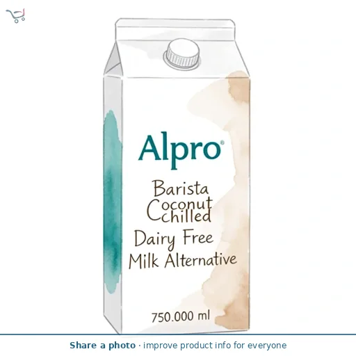 Alpro Barista Coconut Chilled Dairy Free Milk Alternative