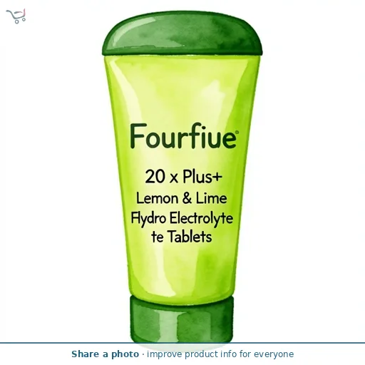 Fourfive 20 x Plus+ Lemon & Lime Flavour Hydro Electrolyte Tablets