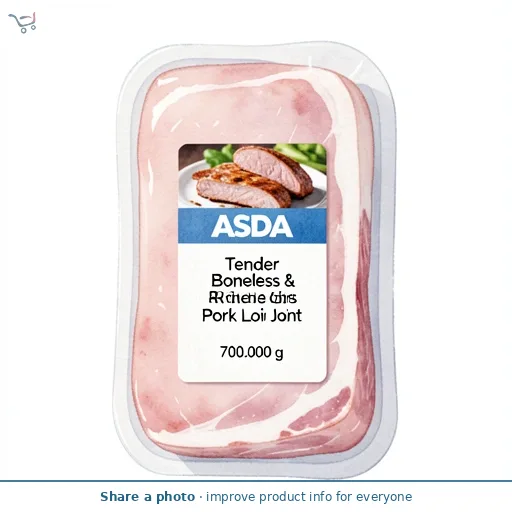 ASDA Tender Boneless & Rindless Pork Loin Joint 700g