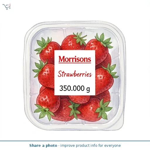 Morrisons Strawberries   350g