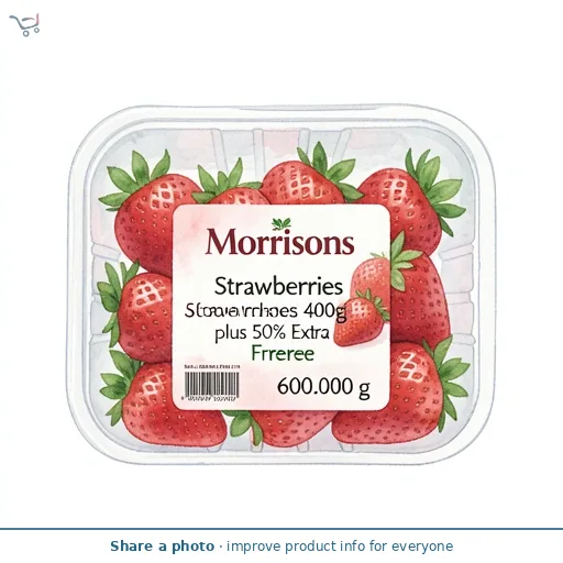 Morrisons Strawberries 400g plus 50% Extra Free