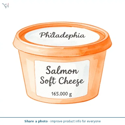 Philadelphia Salmon Soft Cheese 165g