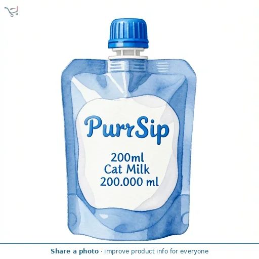 PurrSip 200ml Cat Milk