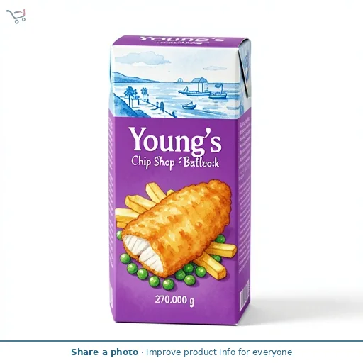 Young's Chip Shop Gluten Free Battered Fish   270g