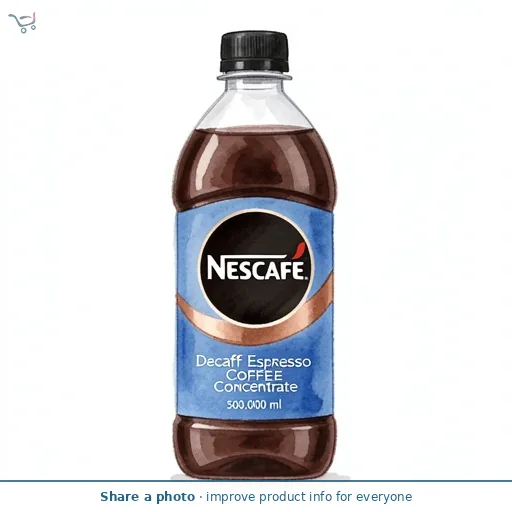 Nescafe Decaff Espresso Coffee Concentrate 500ml