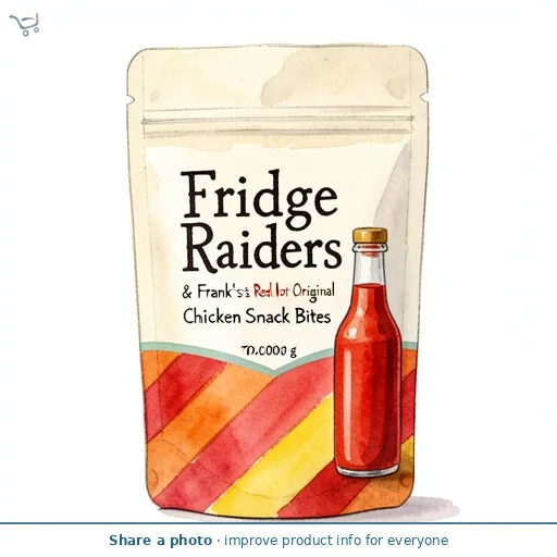 Fridge Raiders & Frank's Red Hot Original Chicken Snack Bites 70g