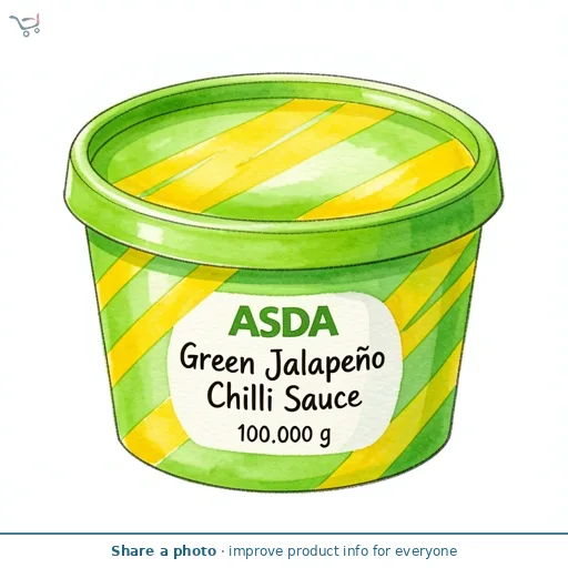 ASDA Green Jalapeño Chilli Sauce 100g