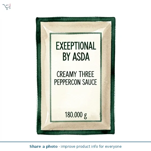 Exceptional By ASDA Creamy Three Peppercorn Sauce 180g