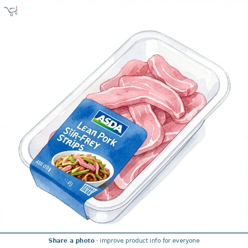 ASDA Lean Pork Stir-Fry Strips 400g