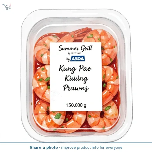 Summer Grill by ASDA Summer Grill by  Kung Pao King Prawns 150g