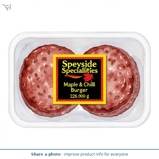 Speyside Specialities Maple & Chilli Burger 226g